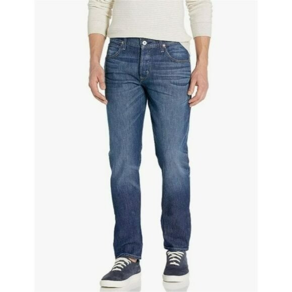 Hudson Blake Slim Straight Jeans 34 Mens Denim Pants 98% Cotton & 2% Elastane - Picture 1 of 13